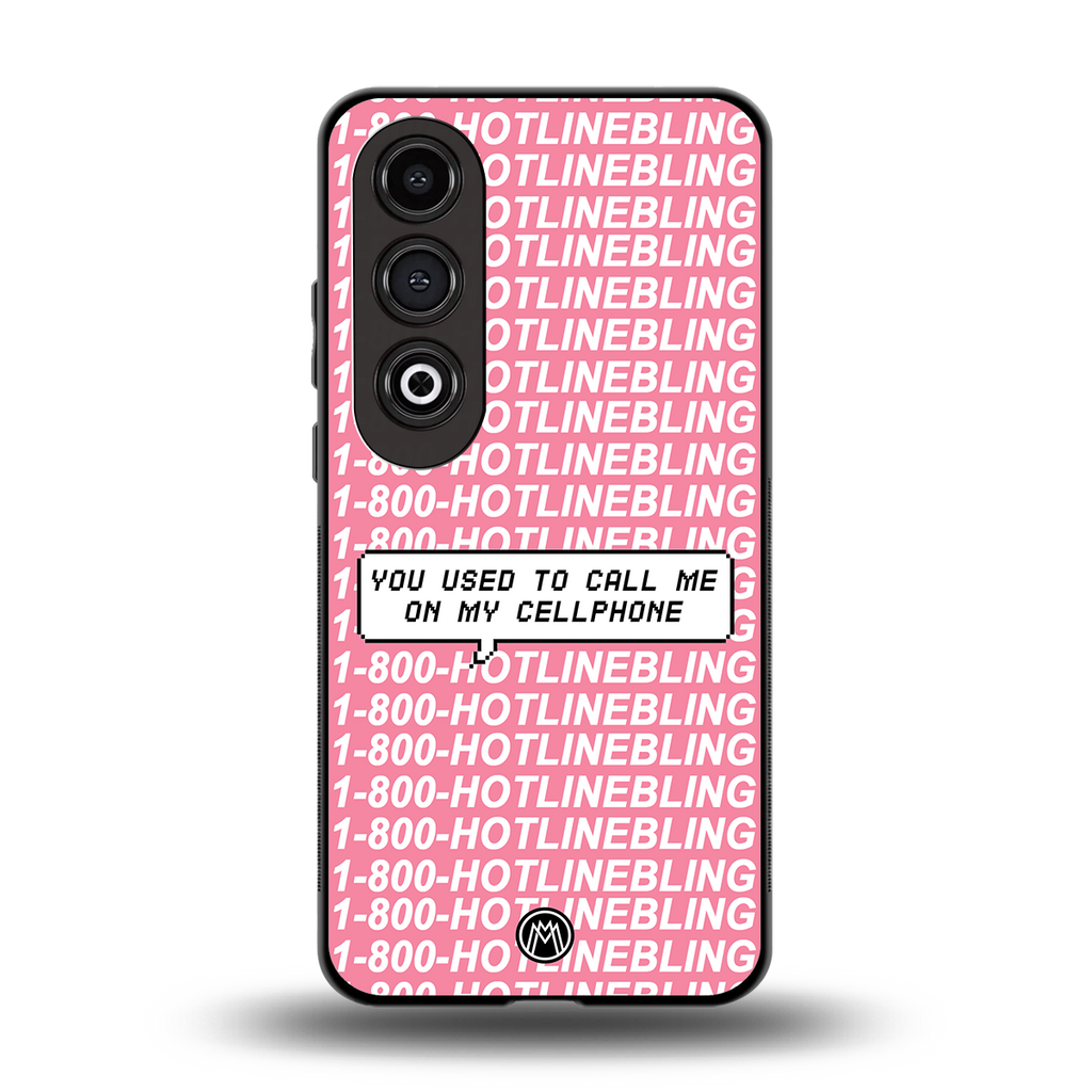 1800 hotline bling back phone cover | glass case for oneplus nord ce 4