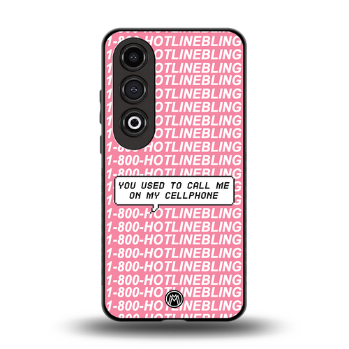 1800 hotline bling back phone cover | glass case for oneplus nord ce 4