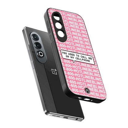 1800 hotline bling back phone cover | glass case for oneplus nord ce 4