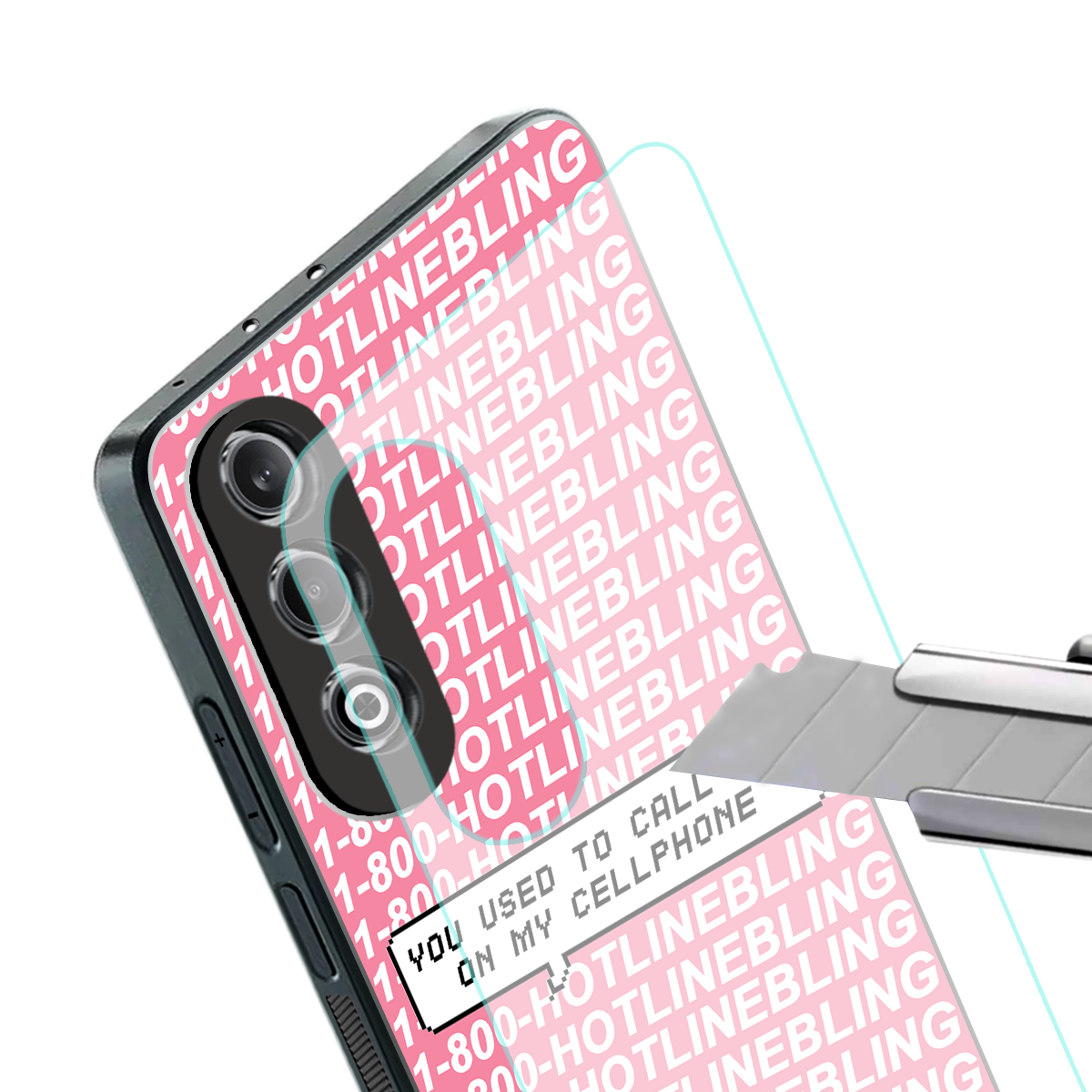 1800 hotline bling back phone cover | glass case for oneplus nord ce 4