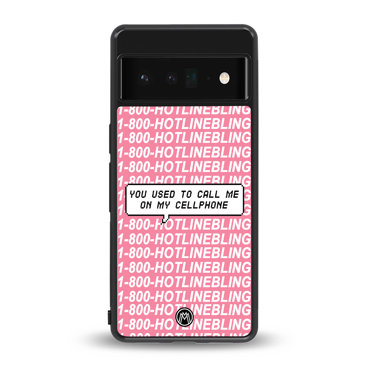 1800 hotline bling back phone cover | glass case for google pixel 6 pro