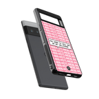 1800 hotline bling back phone cover | glass case for google pixel 6 pro