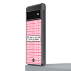 1800 hotline bling back phone cover | glass case for google pixel 6 pro