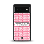 1800 hotline bling back phone cover | glass case for google pixel 6