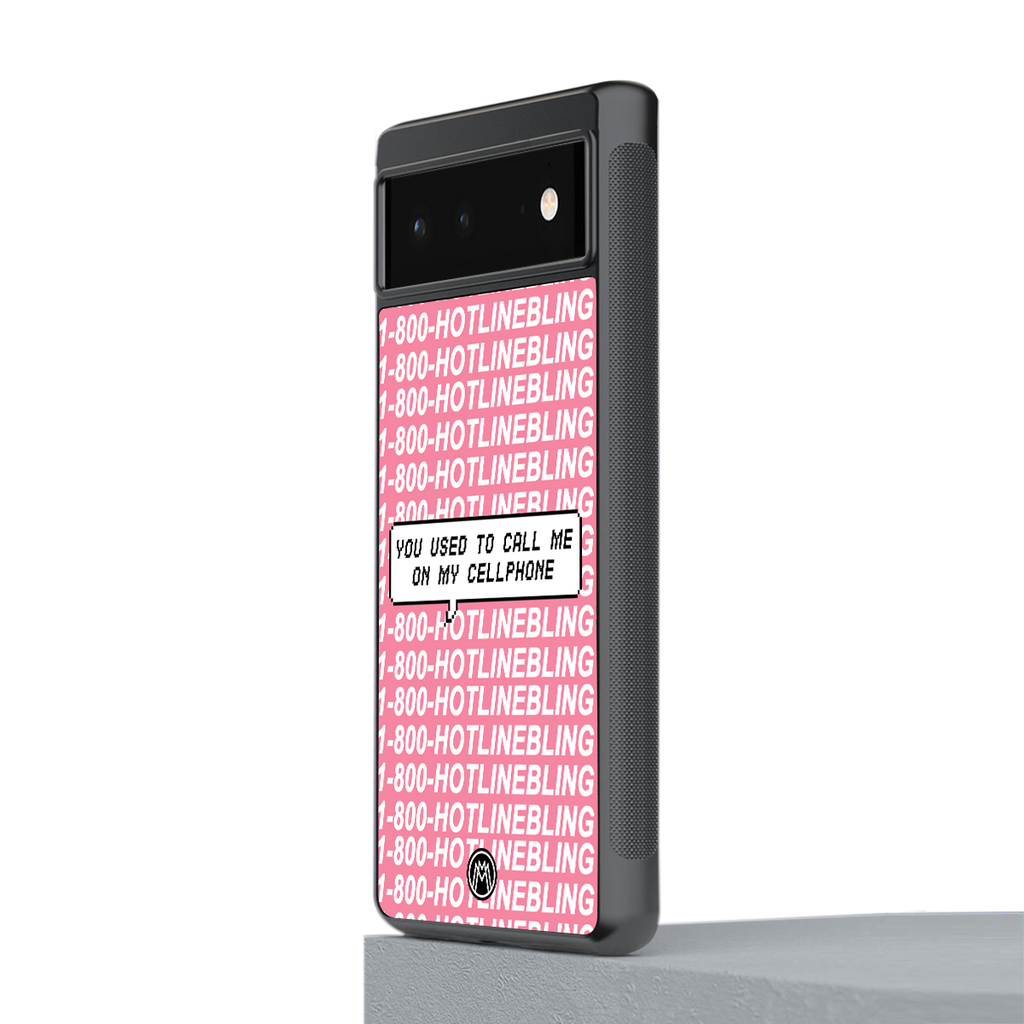 1800 hotline bling back phone cover | glass case for Google Pixel 6A