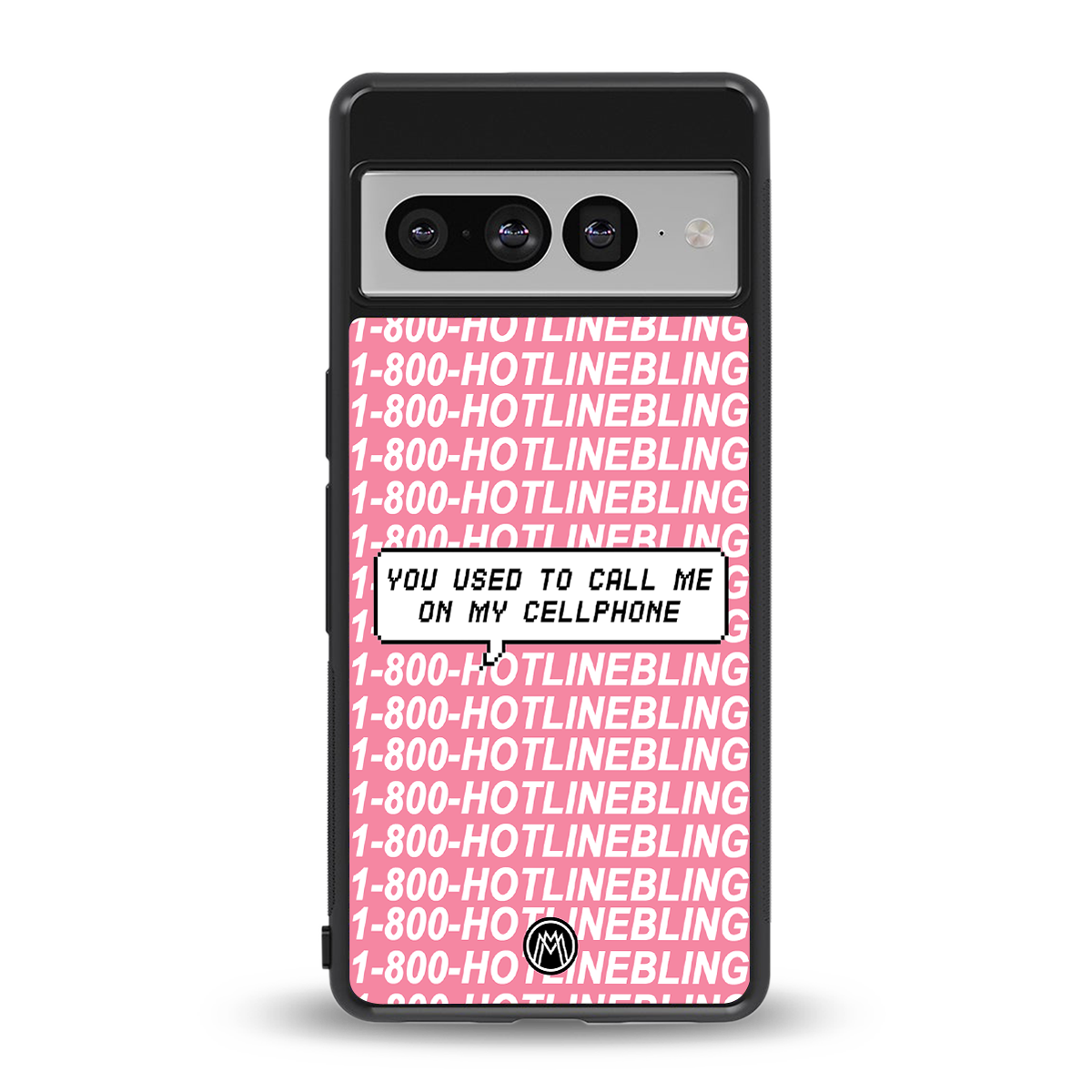 1800 hotline bling back phone cover | glass case for google pixel 7 pro