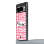 1800 hotline bling back phone cover | glass case for google pixel 8 pro