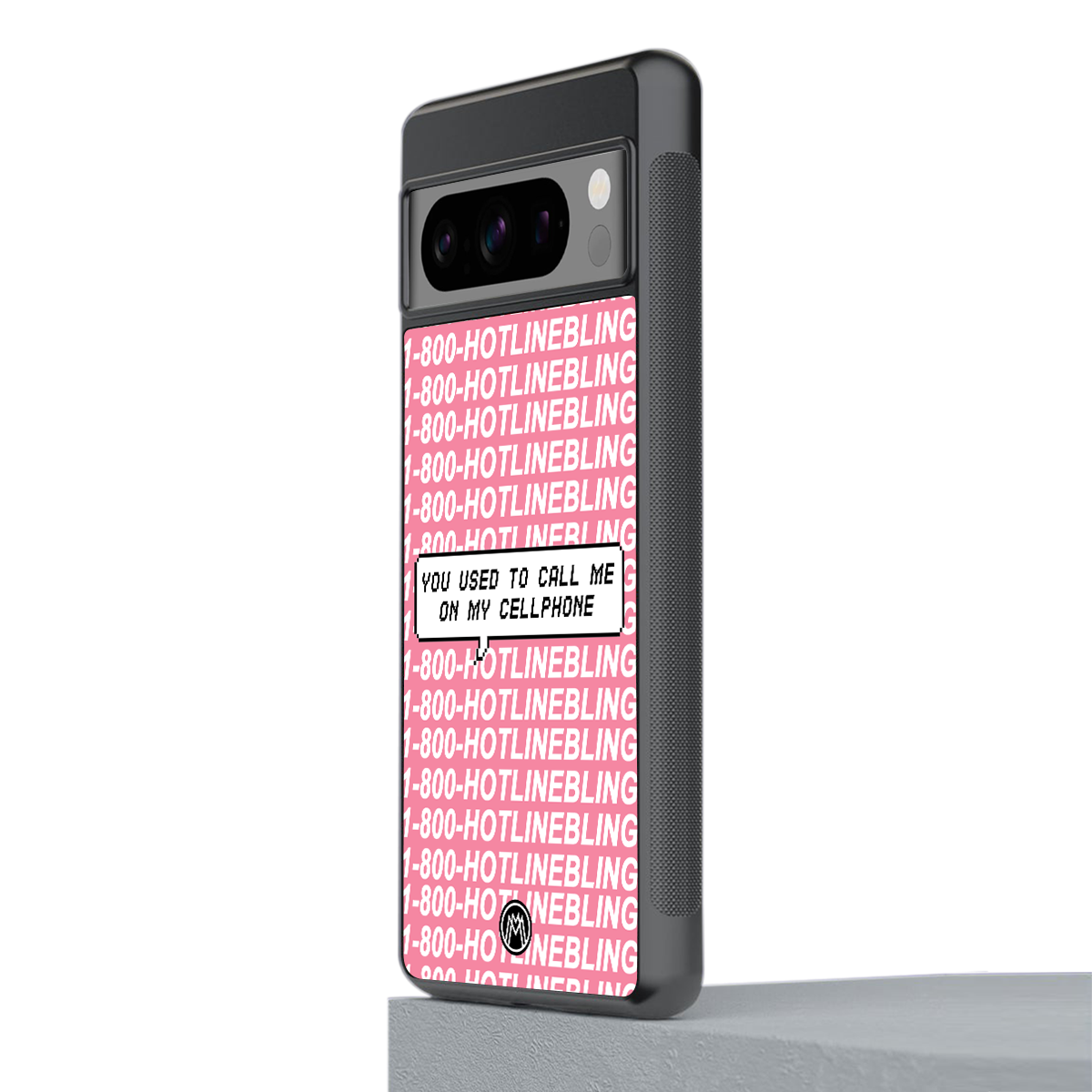 1800 hotline bling back phone cover | glass case for google pixel 8 pro