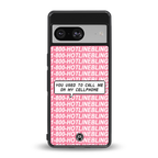 1800 hotline bling back phone cover | glass case for Google Pixel 8