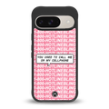 1800 hotline bling back phone cover | glass case for google pixel 9