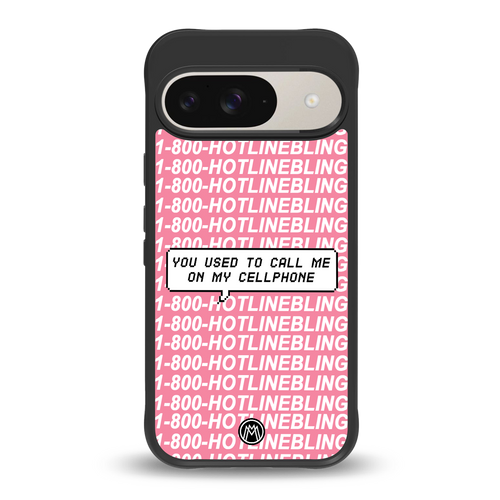 1800 hotline bling back phone cover | glass case for google pixel 9