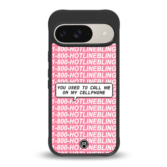 1800 hotline bling back phone cover | glass case for google pixel 9