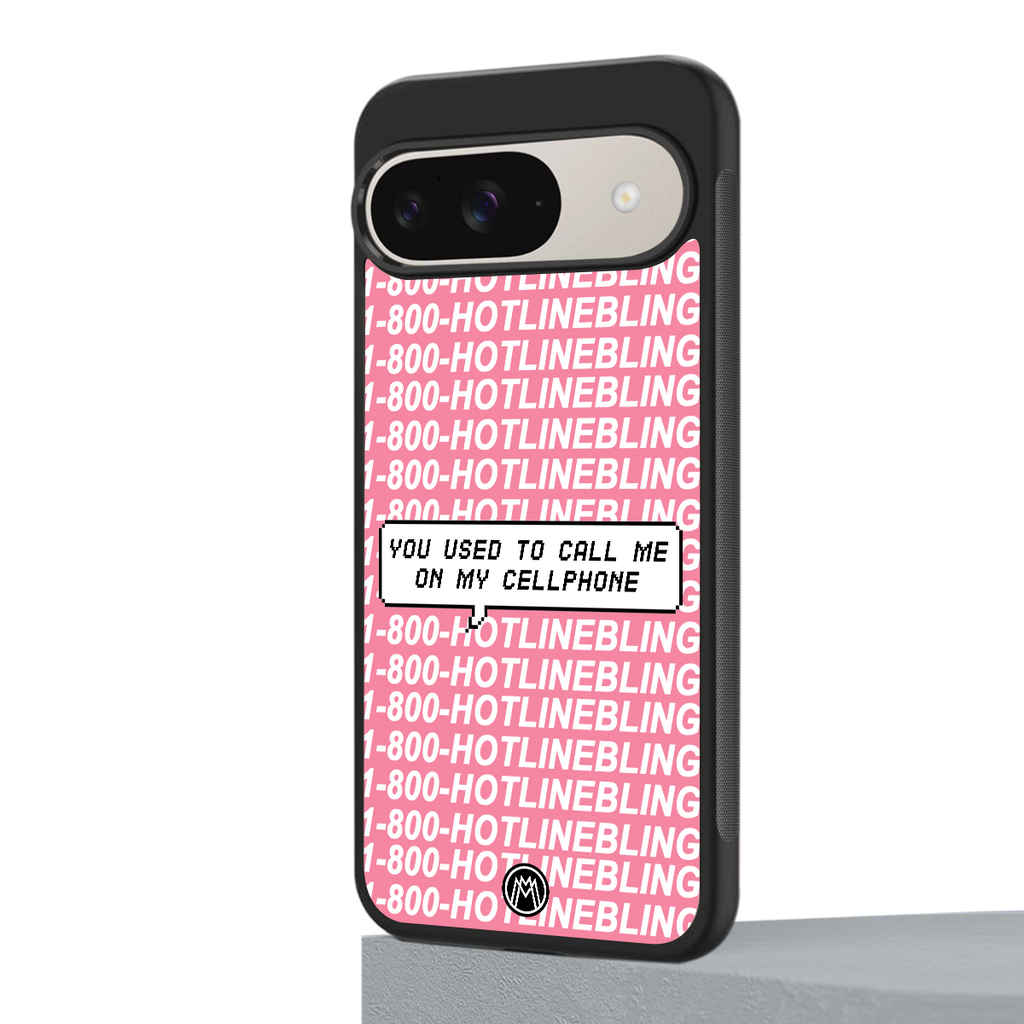 1800 hotline bling back phone cover | glass case for google pixel 9