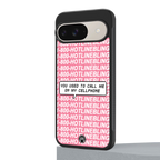 1800 hotline bling back phone cover | glass case for google pixel 9