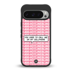 1800 hotline bling back phone cover | glass case for google pixel 9 pro xl