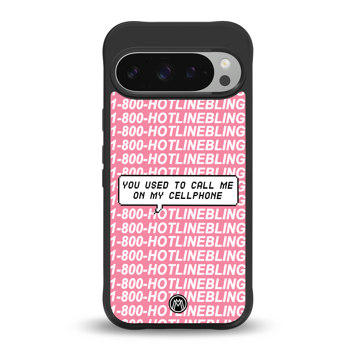 1800 hotline bling back phone cover | glass case for google pixel 9 pro xl