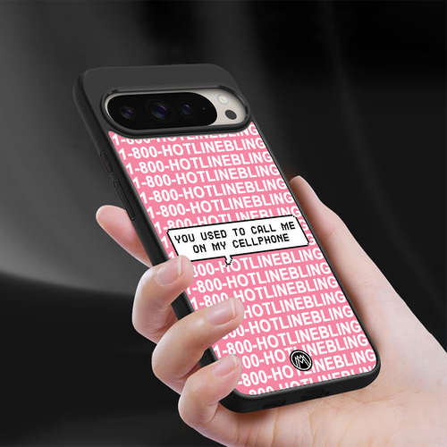 1800 hotline bling back phone cover | glass case for google pixel 9 pro