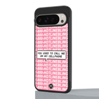 1800 hotline bling back phone cover | glass case for google pixel 9 pro