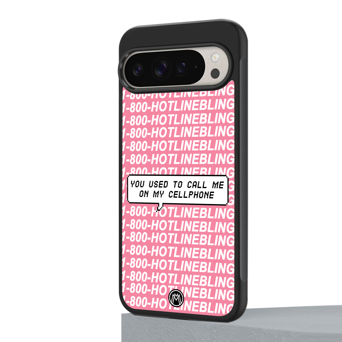 1800 hotline bling back phone cover | glass case for google pixel 9 pro xl