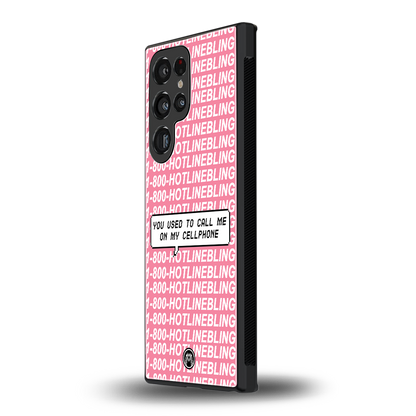 1800 hotline bling back phone cover | glass case for samsung galaxy s23 ultra