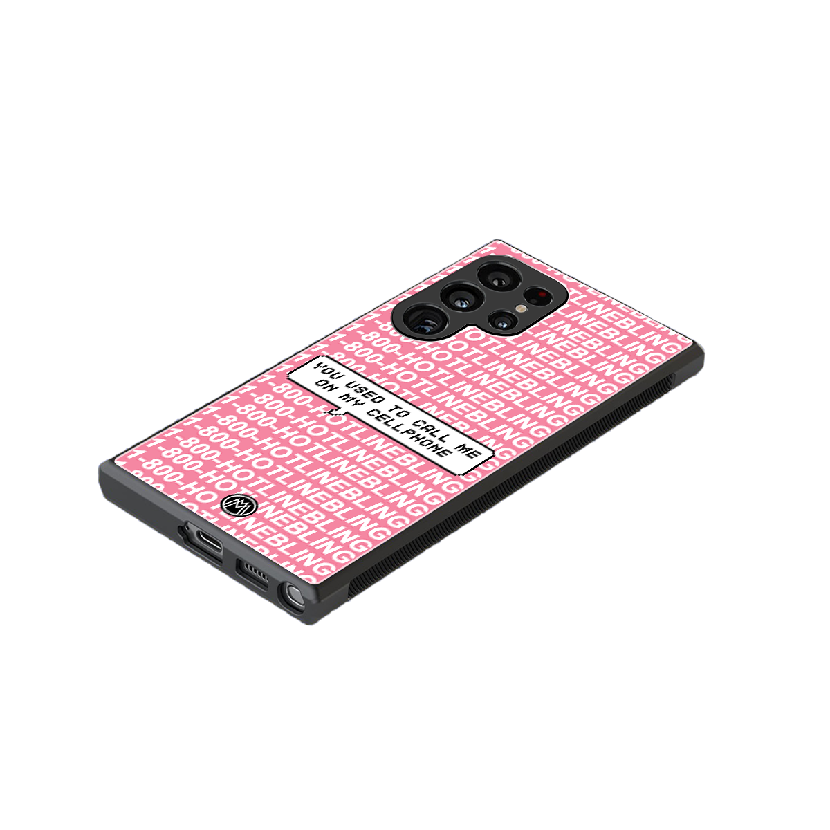 1800 hotline bling back phone cover | glass case for samsung galaxy s24 ultra