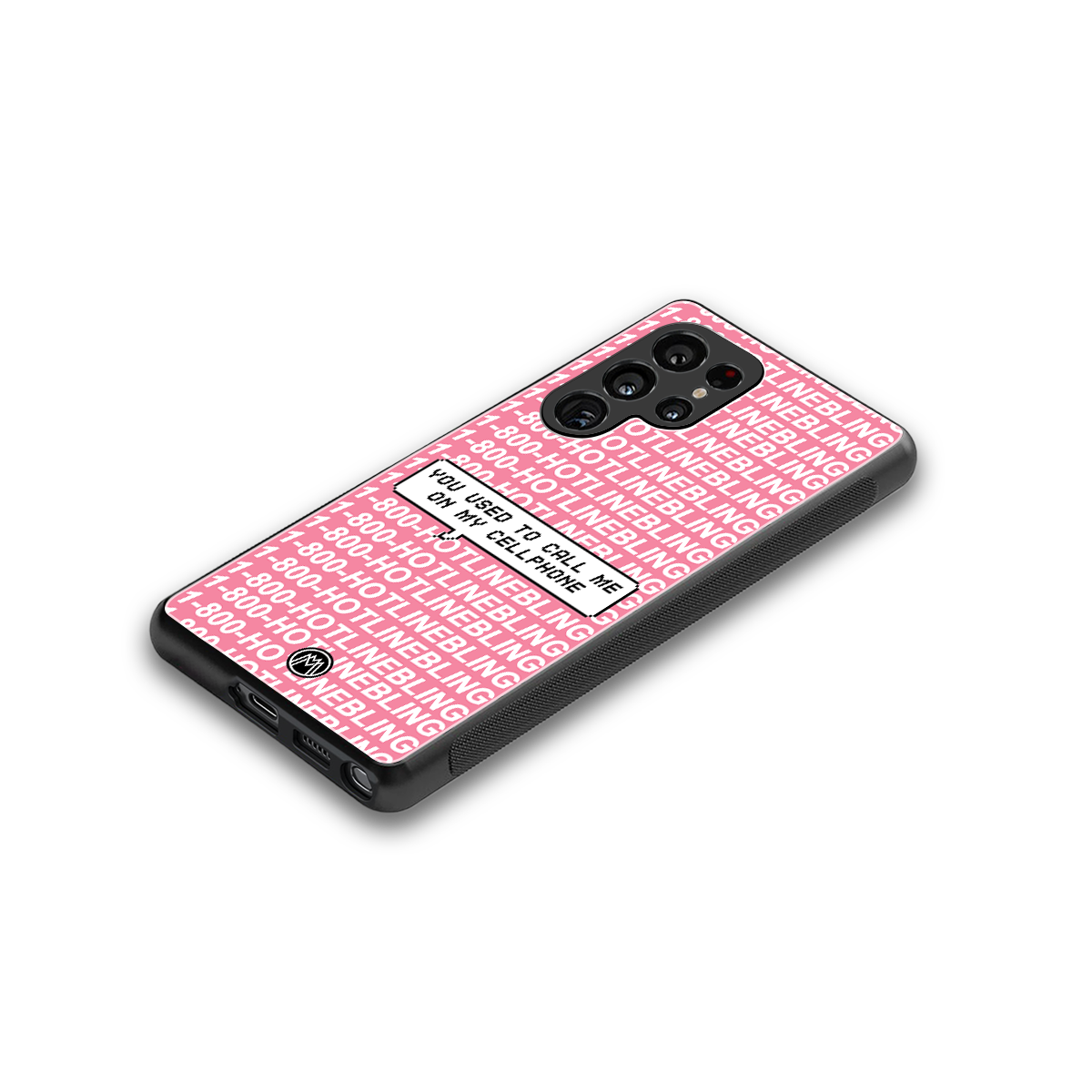 1800 hotline bling back phone cover | glass case for samsung galaxy s25 ultra