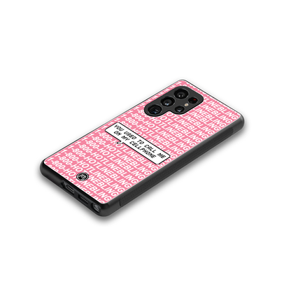 1800 hotline bling back phone cover | glass case for samsung galaxy s25 ultra