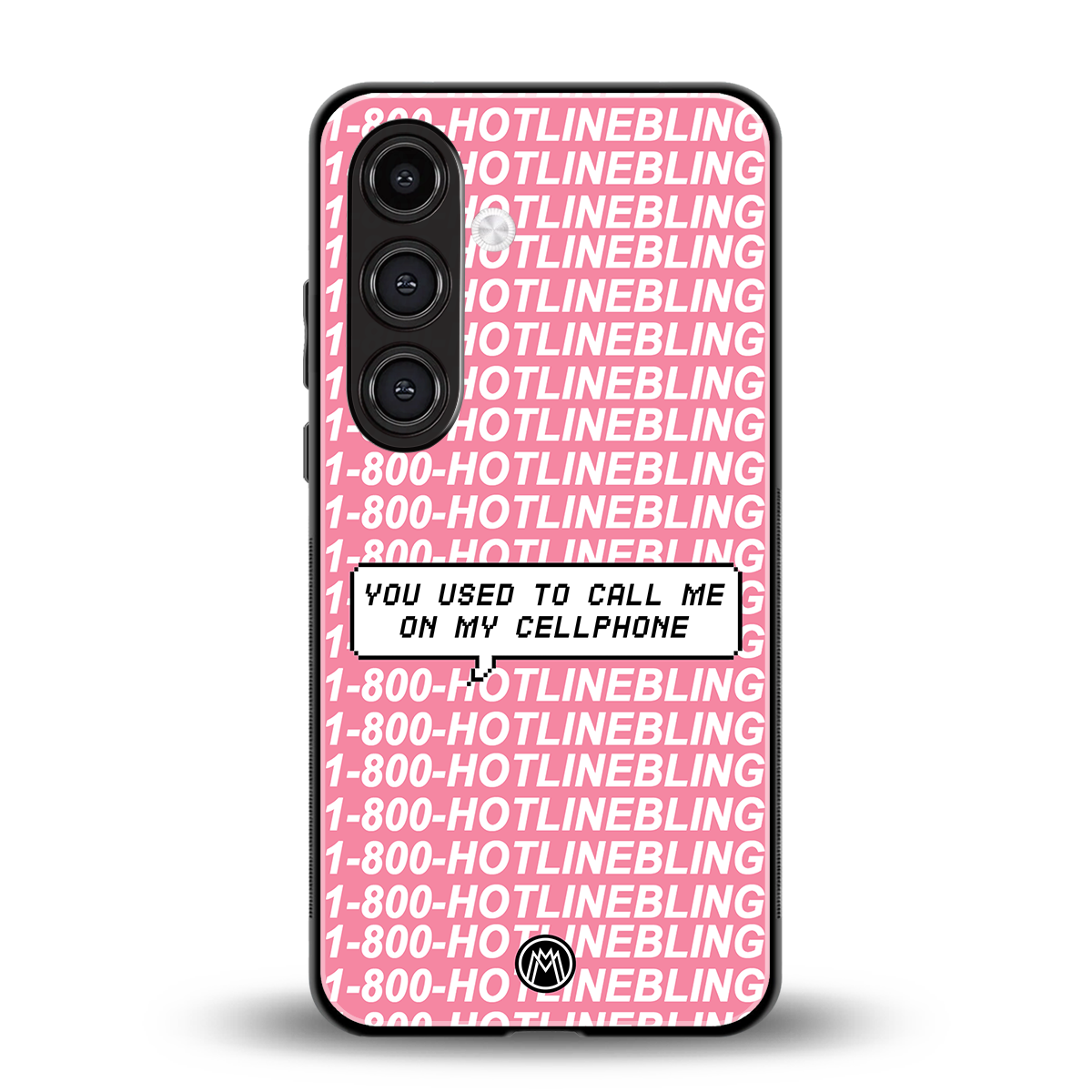 1800 hotline bling back phone cover | glass case for samsung galaxy s24 plus