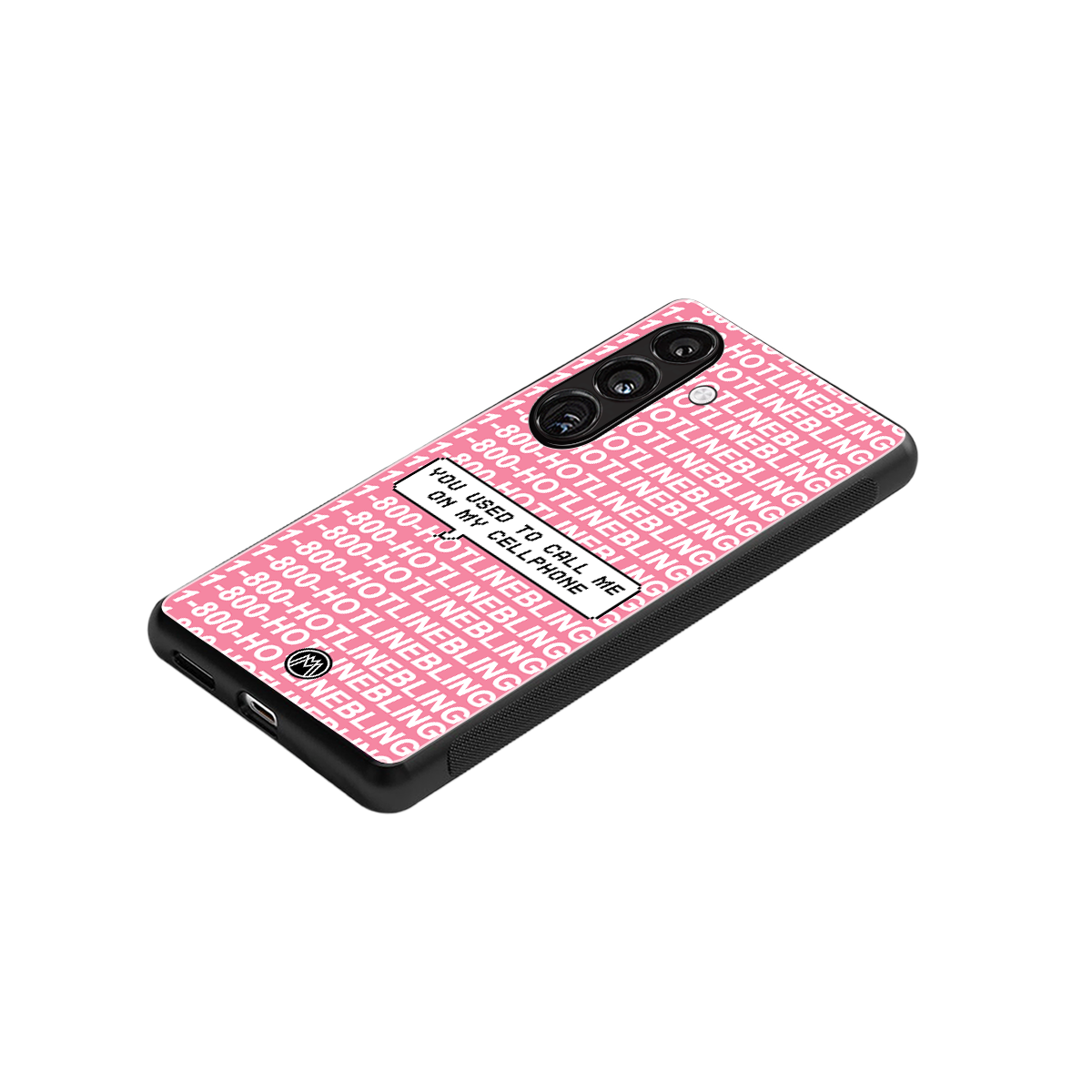 1800 hotline bling back phone cover | glass case for samsung galaxy s24 fe