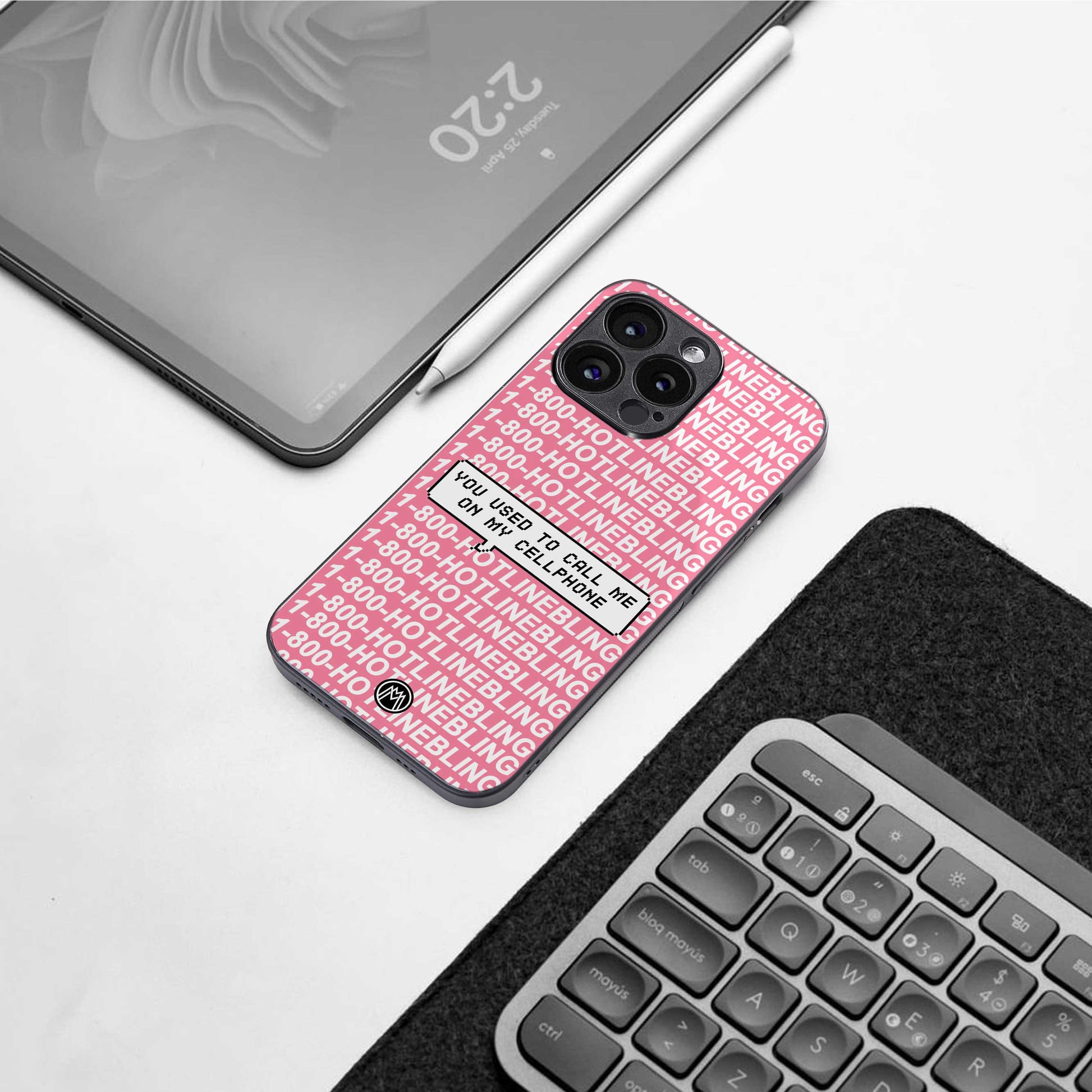 1800 hotline bling back phone cover | glass case for samsung galaxy s24 ultra