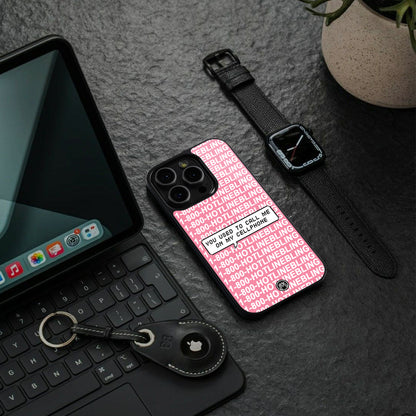 1800 hotline bling back phone cover | glass case for iphone 15 pro