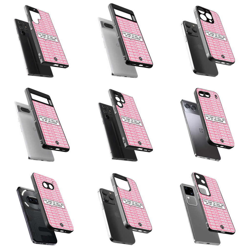 Durable Glass Back Mobile Case for iPhone, Samsung, OnePlus, Google Pixel, Redmi, Vivo, Oppo