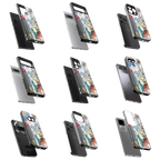 Durable Glass Back Mobile Case for iPhone, Samsung, OnePlus, Google Pixel, Redmi, Vivo, Oppo