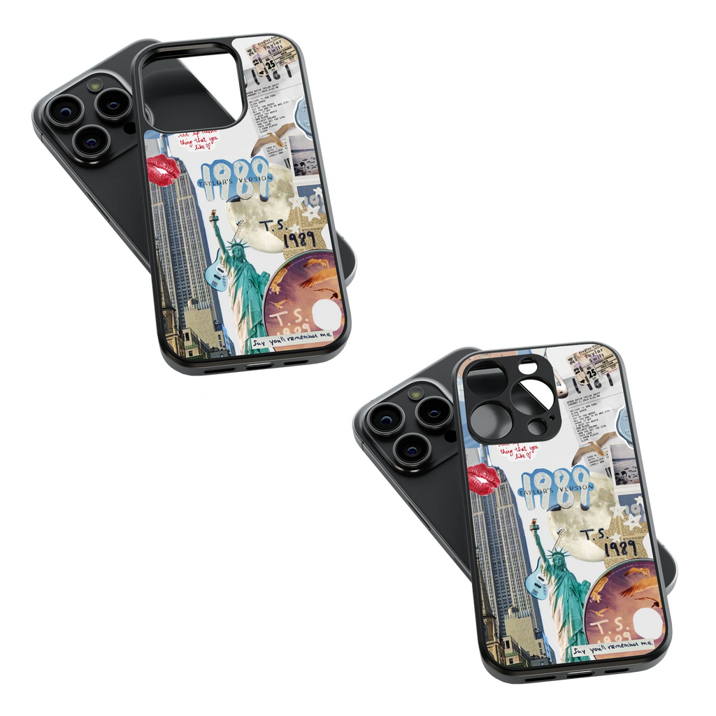 Trendy Glass Back Mobile Case for iPhone, Samsung, Redmi, OnePlus, Google Pixel, Motorola