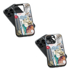 Trendy Glass Back Mobile Case for iPhone, Samsung, Redmi, OnePlus, Google Pixel, Motorola