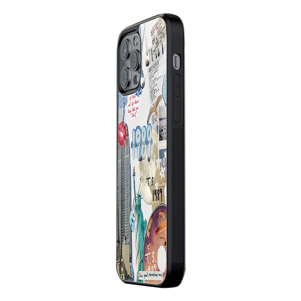 Slim Glass Back Phone Case for Multiple Brands iPhone, Samsung, Redmi, OnePlus, Oppo, Vivo