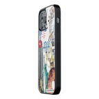 Slim Glass Back Phone Case for Multiple Brands iPhone, Samsung, Redmi, OnePlus, Oppo, Vivo