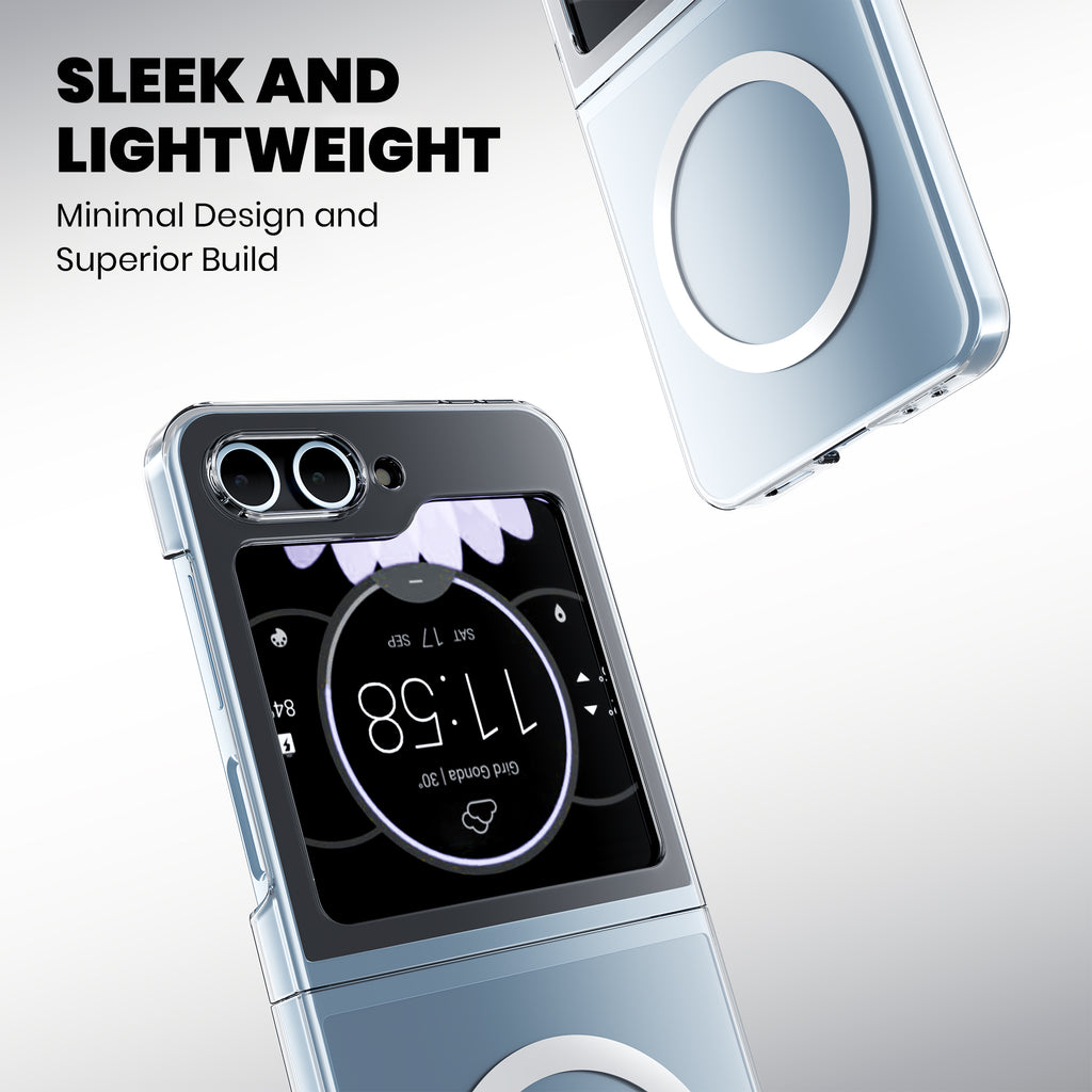 Anti Yellow Magsafe Clear Case for Samsung  Galaxy Z Flip 6