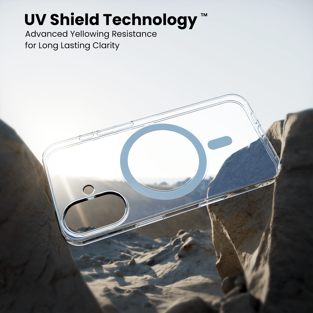 Anti Yellow Magsafe Clear Case for iPhone 16