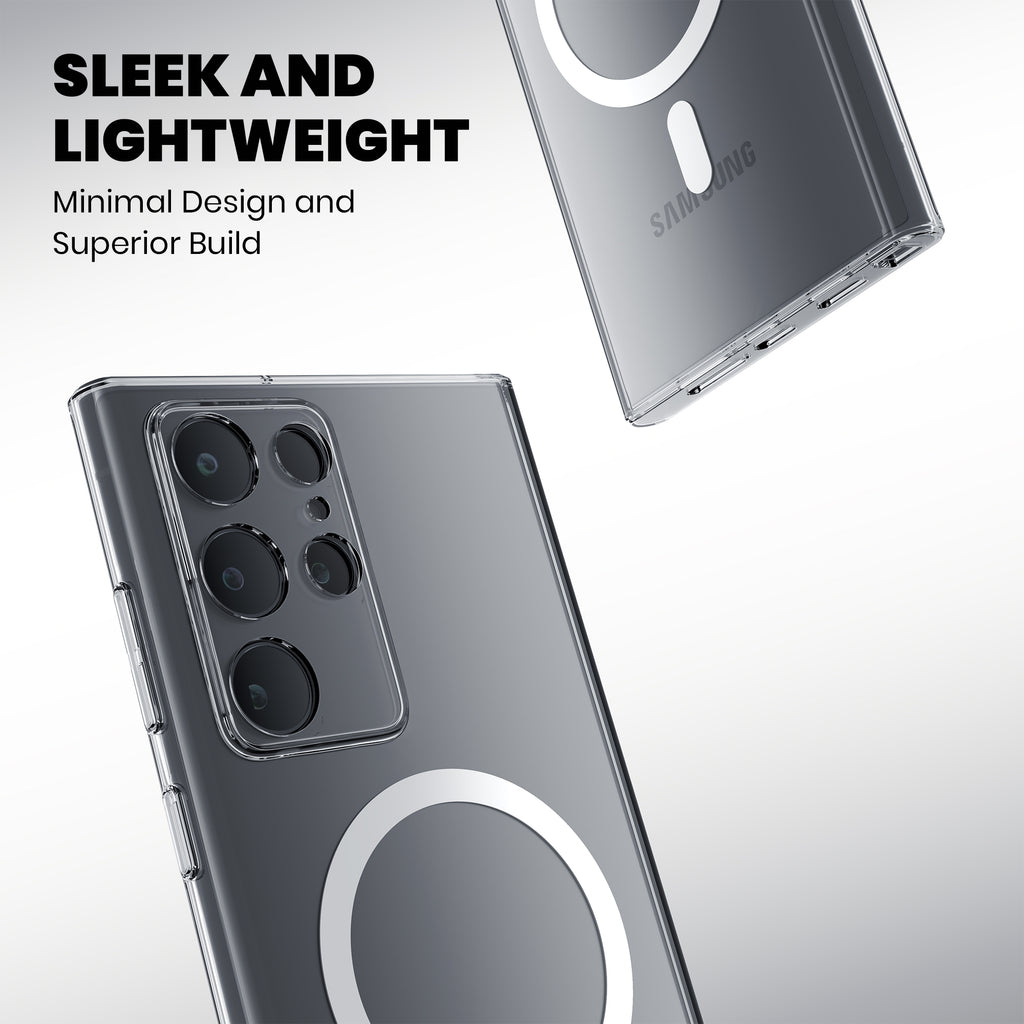 Anti Yellow Magsafe Clear Case for Samsung Galaxy S24 Ultra