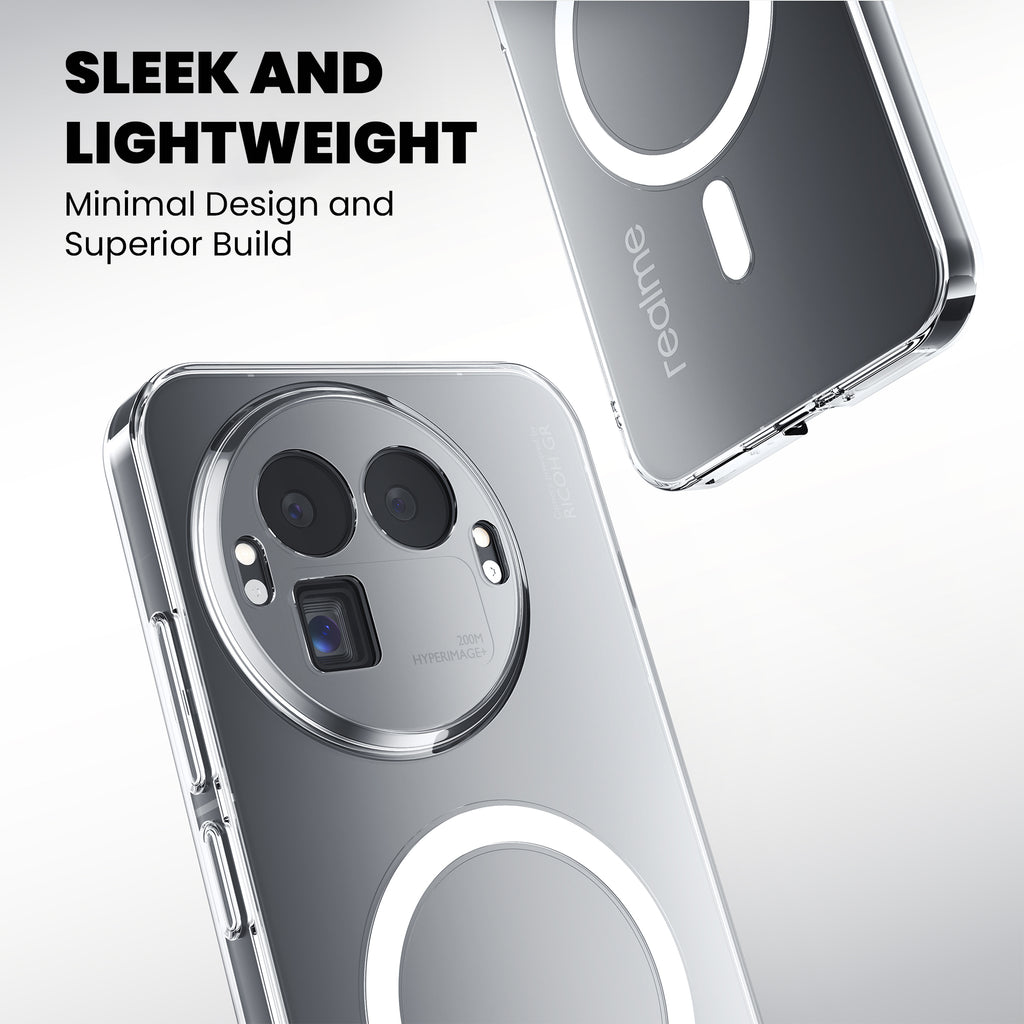 Anti Yellow Magsafe Clear Case for Realme 11 5G
