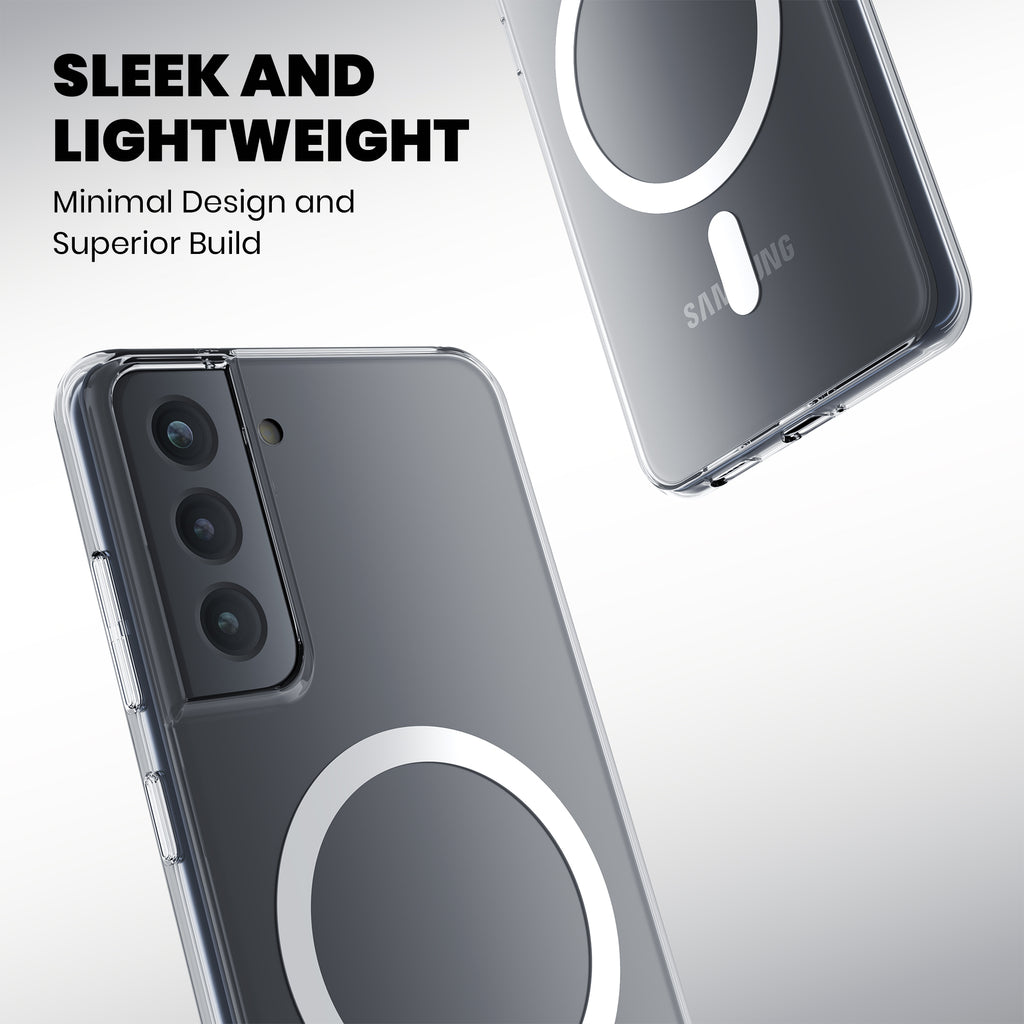 Anti Yellow Magsafe Clear Case for Samsung Galaxy S22 Plus 5G