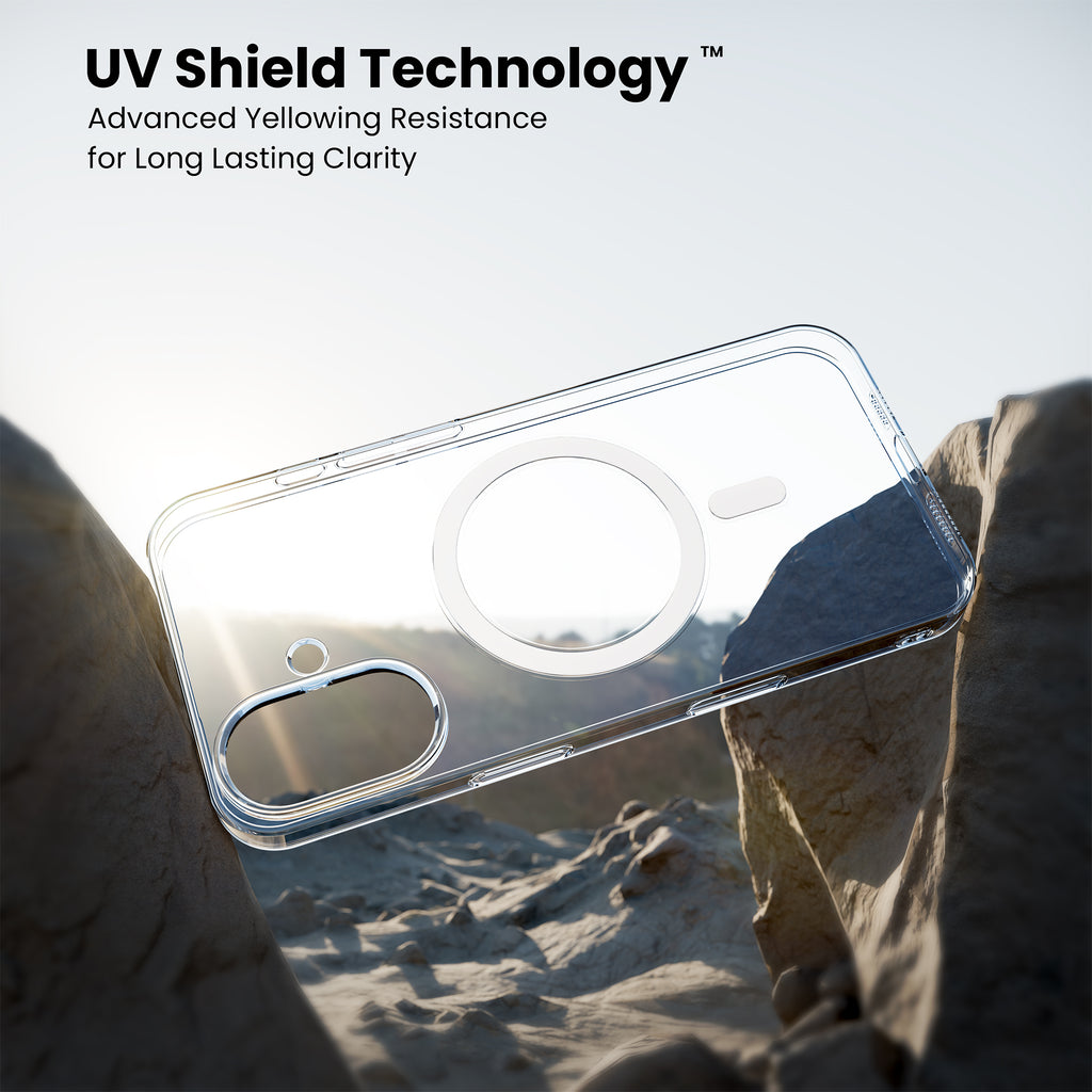 Anti Yellow Magsafe Clear Case for iPhone 17