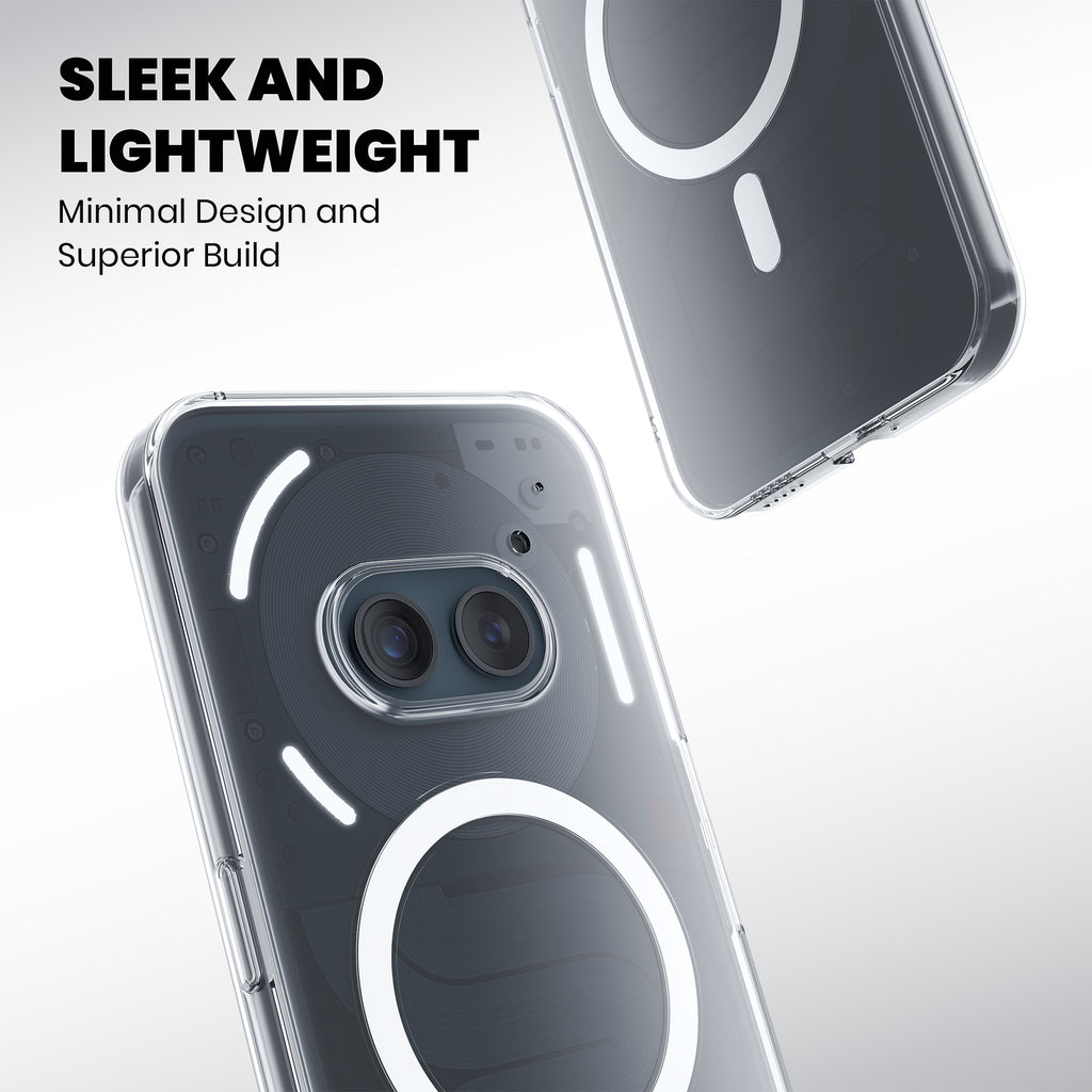 Anti Yellow Magsafe Clear Case for Nothing Phone 2A Plus