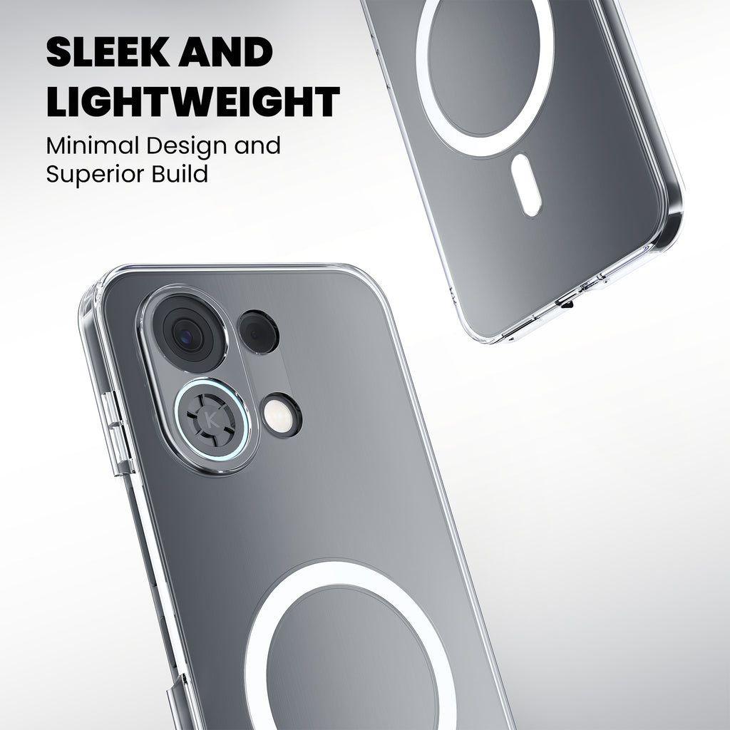 Anti Yellow Magsafe Clear Case for Oppo Reno 10 Pro