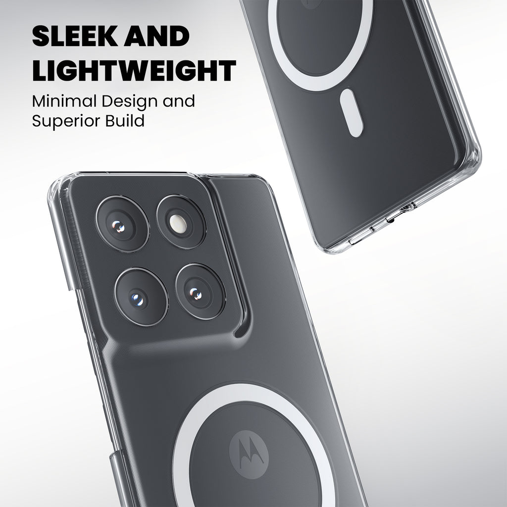 Anti Yellow Magsafe Clear Case for Motorola Edge 60 Fusion