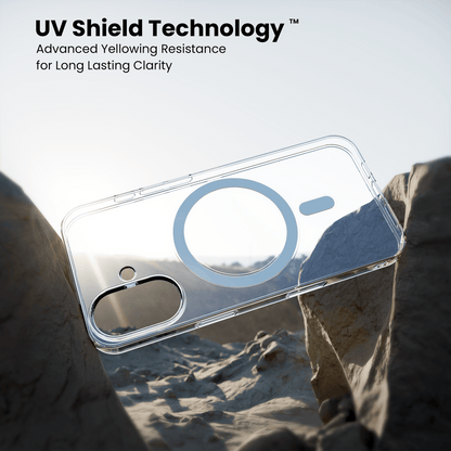 Anti Yellow Magsafe Clear Case for iPhone 16 Plus