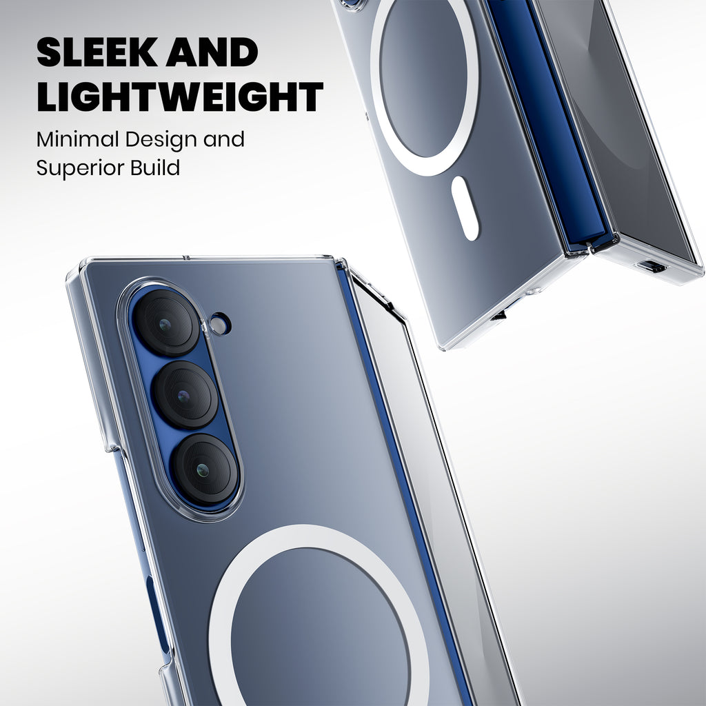 Anti Yellow Magsafe Clear Case for Samsung  Galaxy Z Fold 5