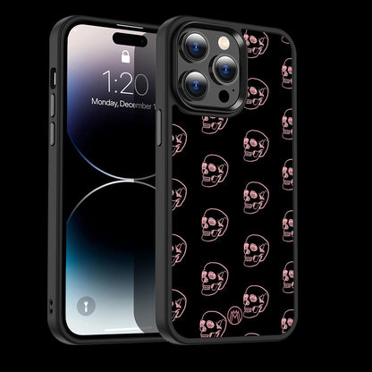 Pink Skull Pattern Phone Cover | MagSafe Case