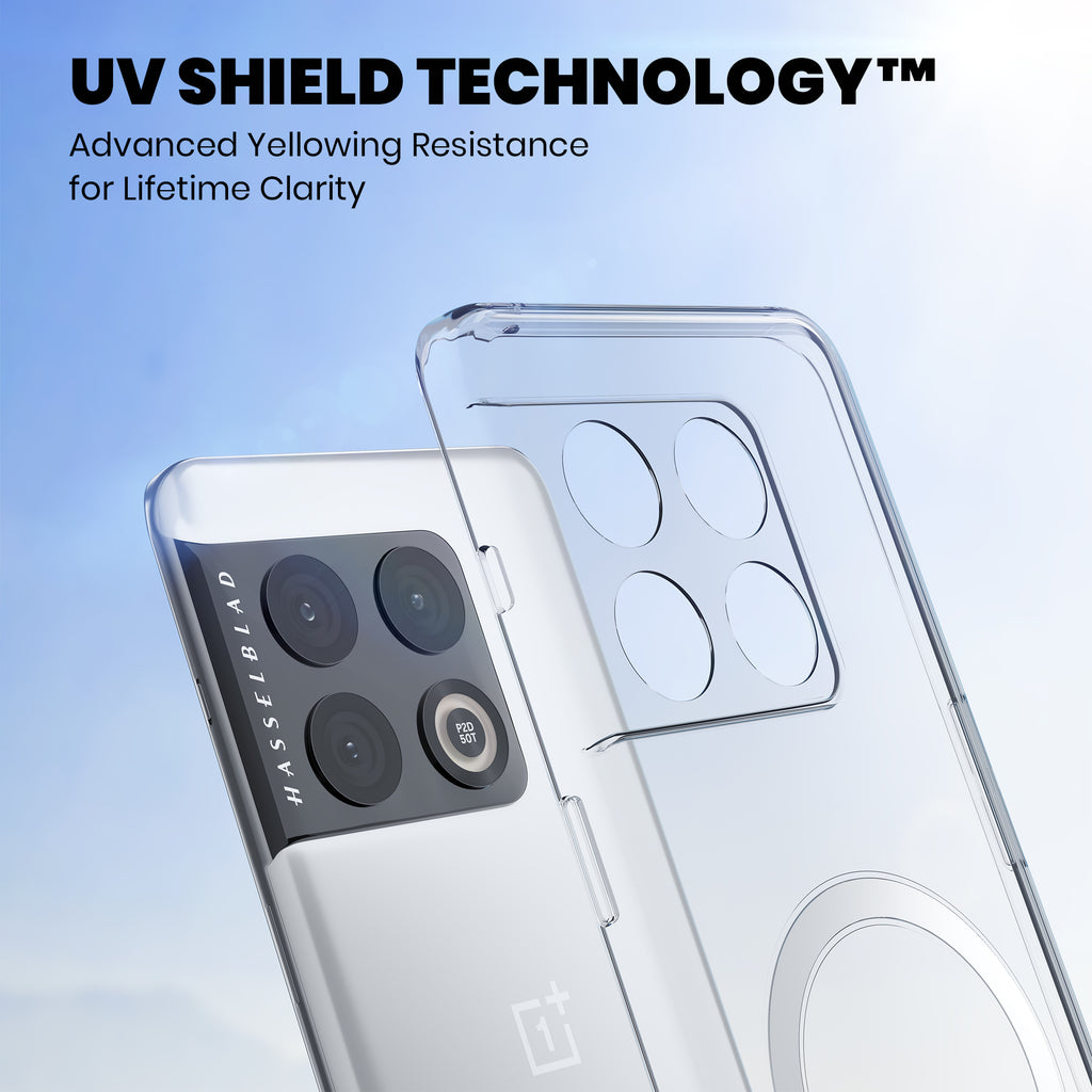 Anti Yellow Magsafe Clear Case for OnePlus 10 Pro 5G